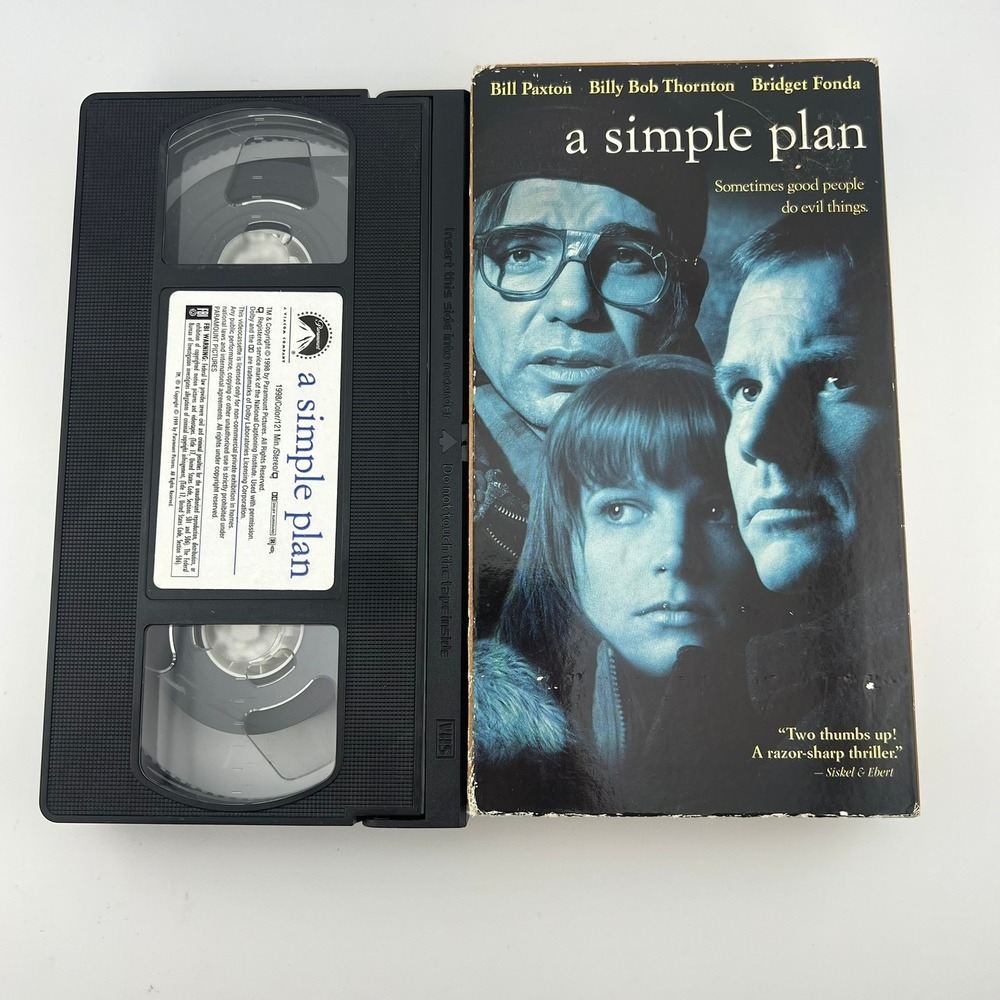 A Simple Plan‎ VHS 1998 Thriller Bill Paxton Billy Bob Thornton
